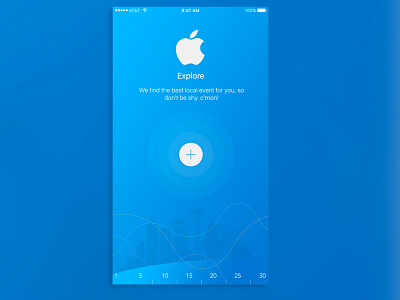 Daily UI - Day #6 Apple Event Radar branding daily event graphic design illustration ios logo ui ux