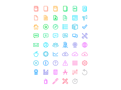 Canvas Icons canvas education hollow icon icon design icon set icons school stroke