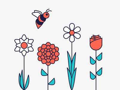 Spring Flowers flowers illustration spring