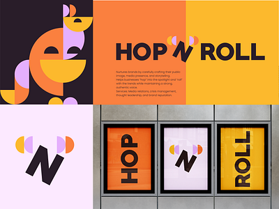 Hop "N" Roll advertising animal aurtralia brand design branding child colors communication hop kangaroo kid logo logo design media mom mother roll shapes storytelling strategy