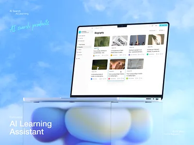 AI Learning Assistant-Web ai ai learning ai search aiinterface design edtech learningassistant mind map study ui ux web web design