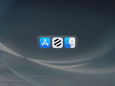 🚀 macOS Dock App Icon Concept 🎨✨ logo ui