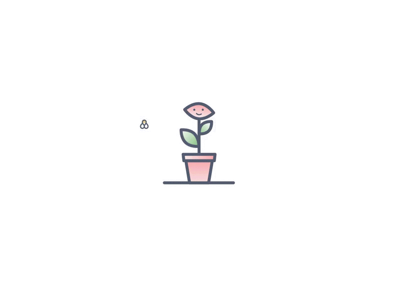 Hello Spring! after effects carnivore fly illustraton miguelcm motion plant spring