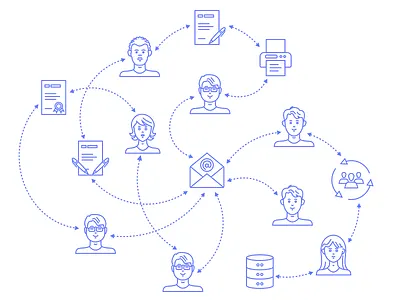 Internal communication communication company coworker fireart fireart studio icon office people scheme