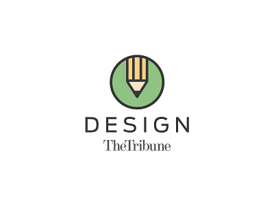 Tribune Services - Design branding design flat icon pencil services