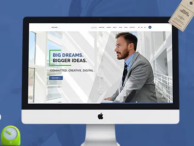 Aklas Preview. Large Preview drupal 8 drupal 8 template drupal 8 theme