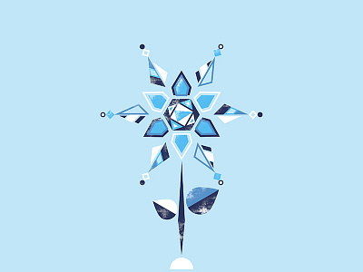 Snow Flower boston cold flower snow snow flake spring vector winter