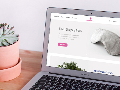 Creative Bunny. Homepage bunny creative fashion homepage kitchen light macbook minimal responsive ui ux