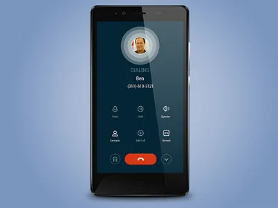 Redmi Note Dialling animation (rebound) dialling note redmi