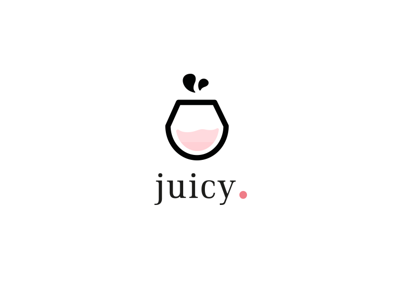 juicy logo animated design illustration juicy line logo minimal sprinkles work