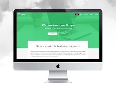 Neoz-Agency-Template agency blue green orange psd red temaplate theme yellow