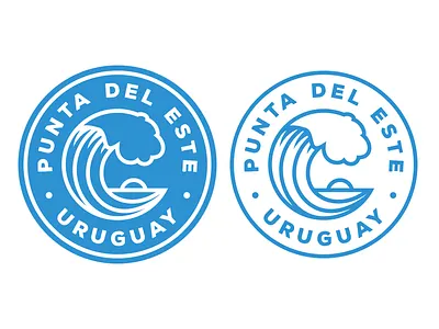 Punte del Este Badge badge illustration stamp vector
