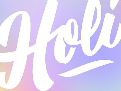 Holi hand lettered hindu holi lettering marker