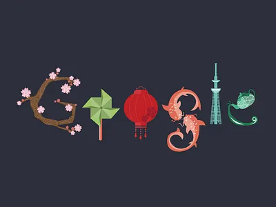 Google Doodle inspired editorial image doodle. illustration editorial. google