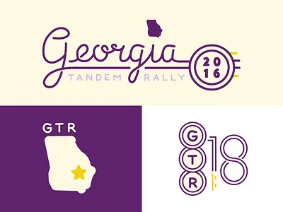 More Tandem Marks bike branding color design drawn hand handdrawn illustration logo logos vector