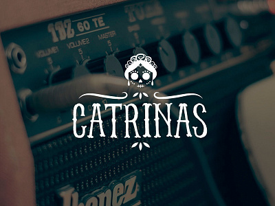 Catrinas Thumb catrina dia de muertos illustration logo lotype mexican mexico music