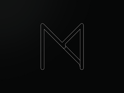 M symbol branding identity logo logotype typography