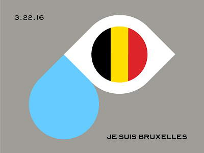 Je suis bruxelles. belgium brussels personal poster