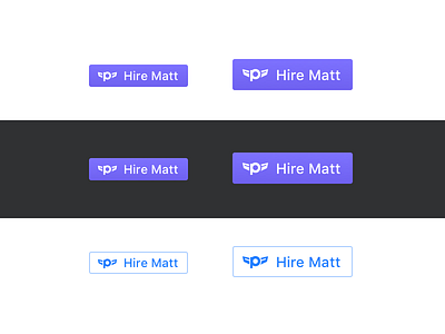 Hire Matt blue button hinting icon logo pilot purple san francisco