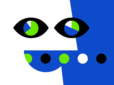 Eating Data color data eat fluo icon illustration man pacman spot visualization