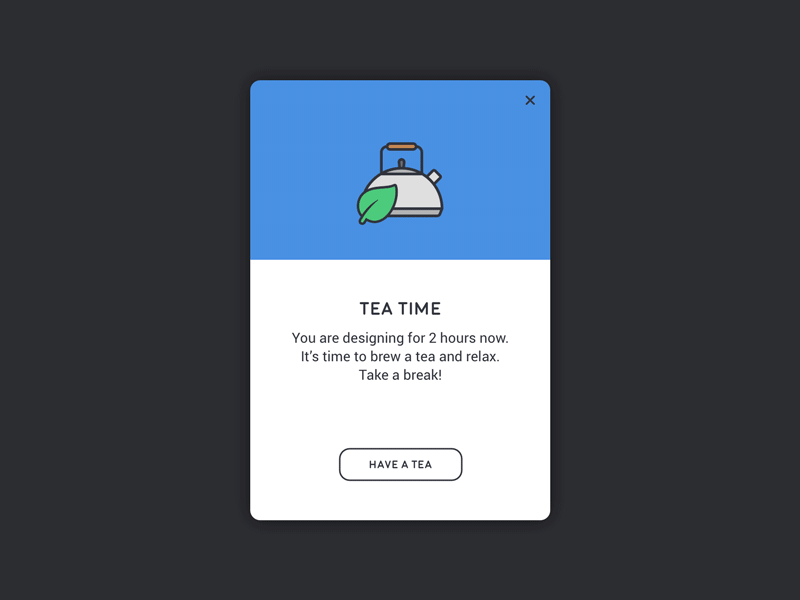 pop-up overlay interface animation daily ui 016 dailyui overlay pop up ui animation