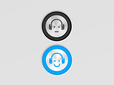 Skeuomorphic icon fun - #005 agilitee app button icon mobile power skeuomorphic