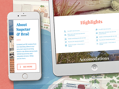 Svpetrvs hotels & Waterman resorts design icons map responsive web