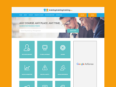 TTT Homepage directory homepage training website
