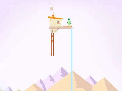 Floating Hut debut illustration