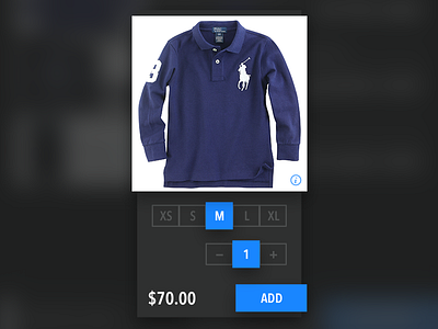 Item View dark e commerce material prototype shop shopping store ui visual design
