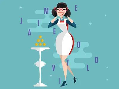 Mastercheffffff flat illustration masterchef