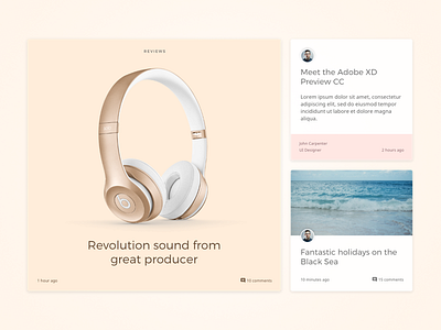 Nick Parker Daily UI #32 adobexd blog daily headphones news nickparker post ui widget