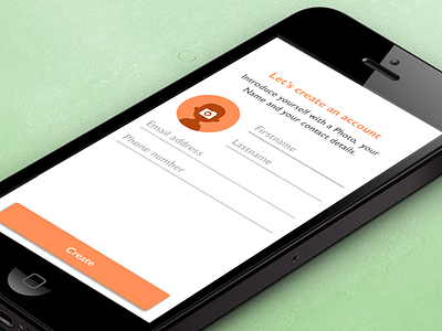 Account Creation account app creation mobile screen ui