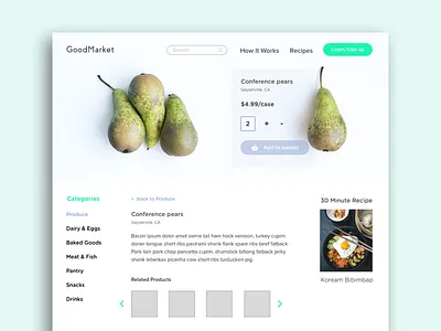 Product Page Wireframes layout product page ui web design wireframe