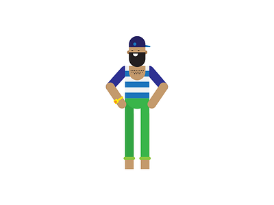 Characters - BK Hipster animation character design illustration
