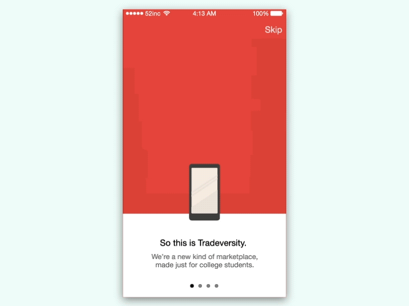 Onboarding Animation animation college illustration ios marketplace onboard ui design