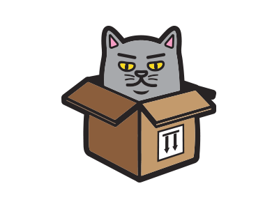 This way up cat design drawing illustration vector