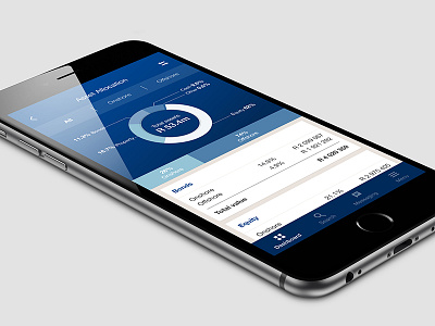 Vision Prototype finance graphs investments ui