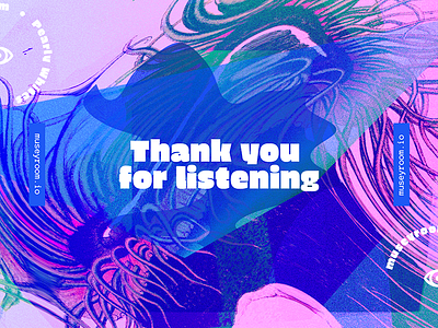 Thank you for :headphones: listening message museyroom pearly whites thank you