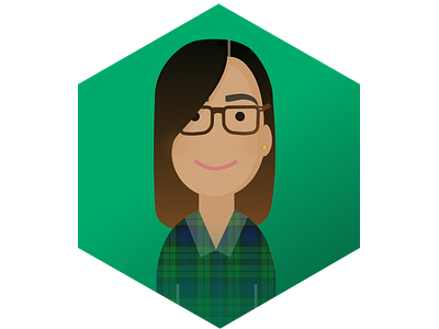 Fatima Avatar avatar hexagon illustration people sketch svg