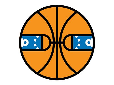 Basketball Icon basketball court design flat icon minimal orange round simple