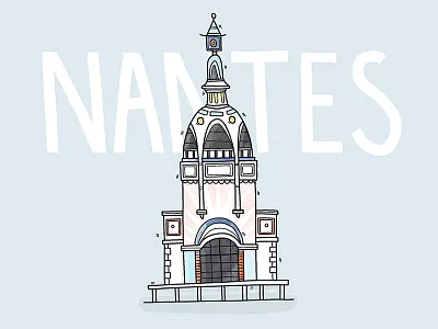 Tour LU - Nantes illustration nantes tour lu