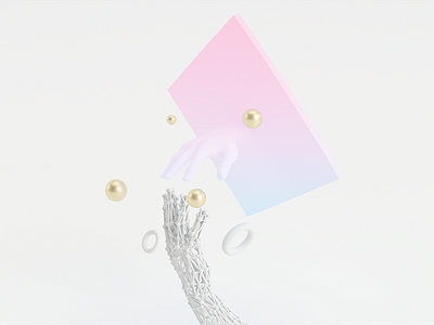 4 3d 3d art c4d gold hand human material model render shadder vray