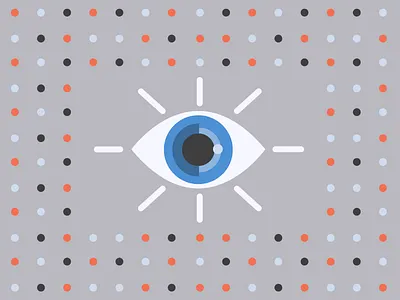 Lingo is Your Mind's Eye design eye graphic illustration pattern