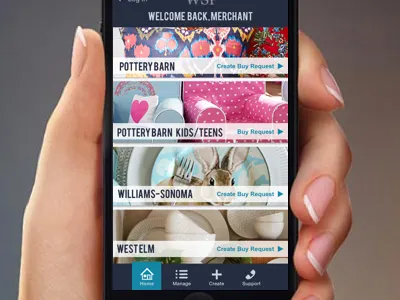 Order Portal mobile design user experience user interface