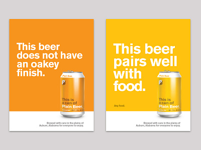 Plainbeer Posters 2 beer beer can brewery plain beer poster