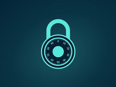 Combination Lock illustration log svg svg design web web design