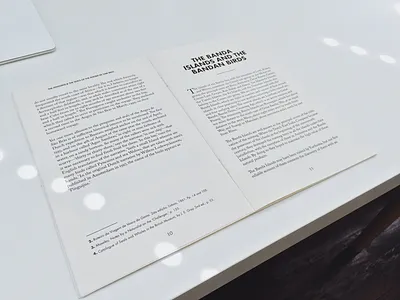 Bird Book book layout print type