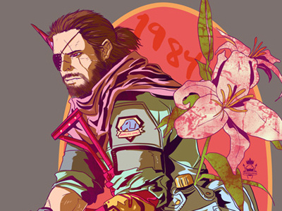 MGSV VENOM bigboss flower metalgearsolidv mgsv pastel petitecreme snake venom