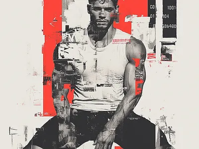 Fitness People editorial graphic design